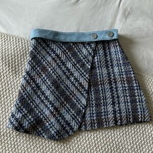 Blue/White Zara Skirt